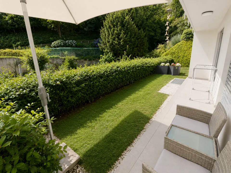 Attraktive 4,5-Zimmer-Gartenwohnung in Manno - grosszügiger Wohnkomfort mit privatem Garten