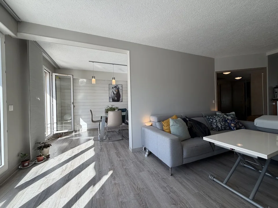 Duplex 93m2 con vista libera, 2 terrazze e doppio garage