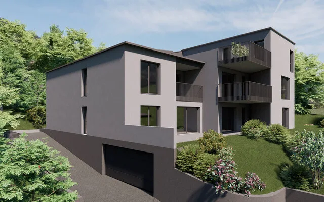 BRIGHT ATTIC APARTMENT 3.5 ROOMS IN A GREEN AREA WITH TERRACE IN LUMINO
