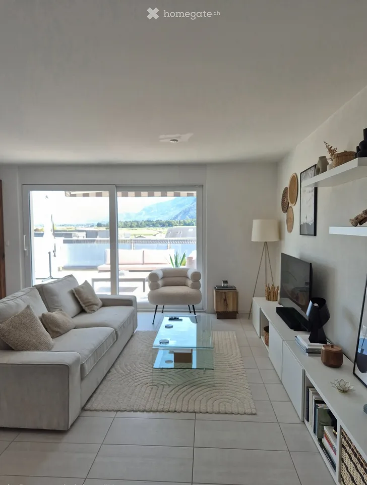 Appartement au dernier étage avec terrasse et magnifique vue