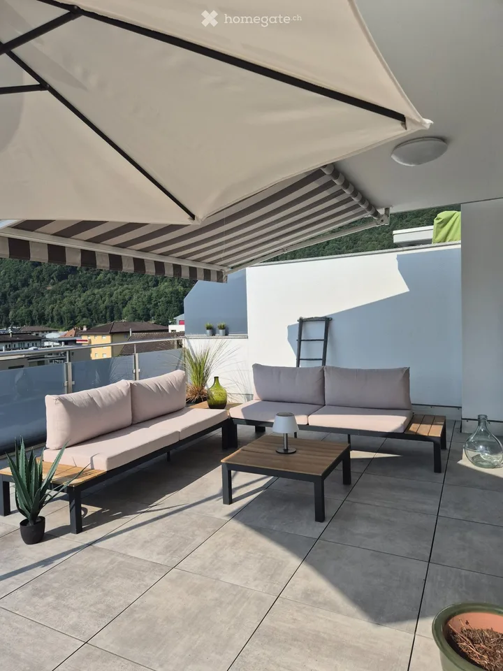 Apartment on the top floor with terrace and magnificent view