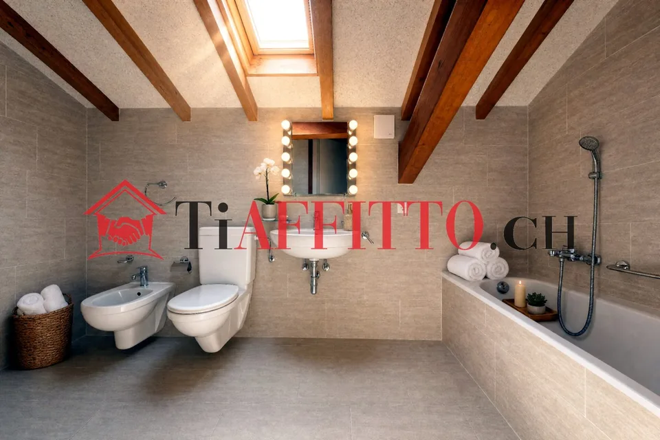 ENORMES LOFT MIT TERRASSE UND BURGENBlick IN BELLINZONA