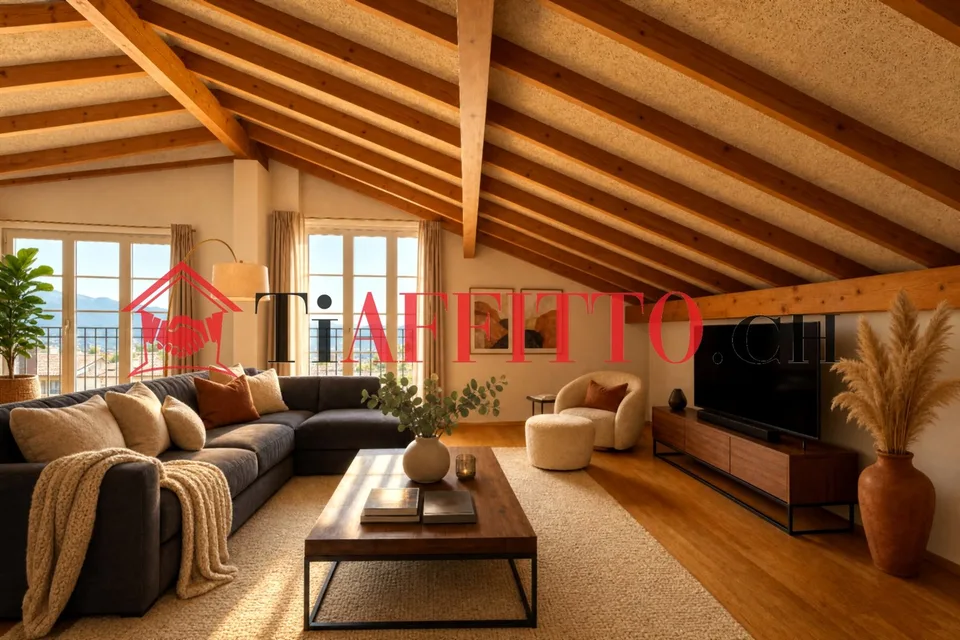 ENORMES LOFT MIT TERRASSE UND BURGENBlick IN BELLINZONA