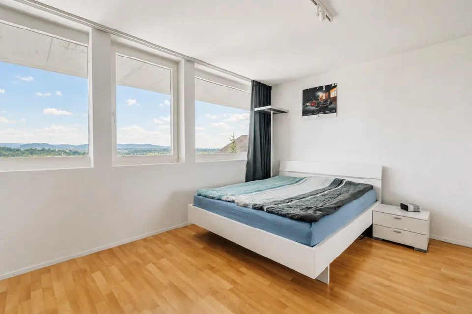 Wohnen mit unverbaubarem Panorama - modernes 7½-Zimmer-Terrassenhaus in Möriken