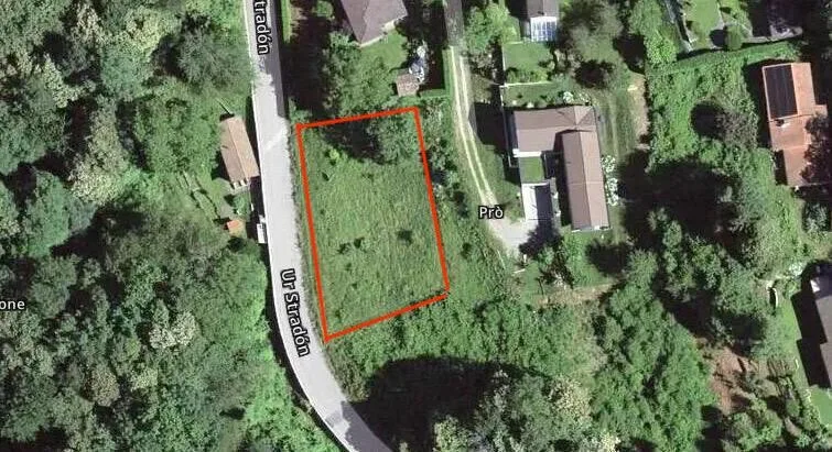 Terrain constructible de 1237 m² avec vue panoramique - Aranno
