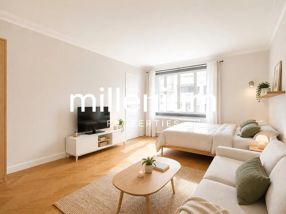Appartement en SI avec balcon à proximité immédiate du lac