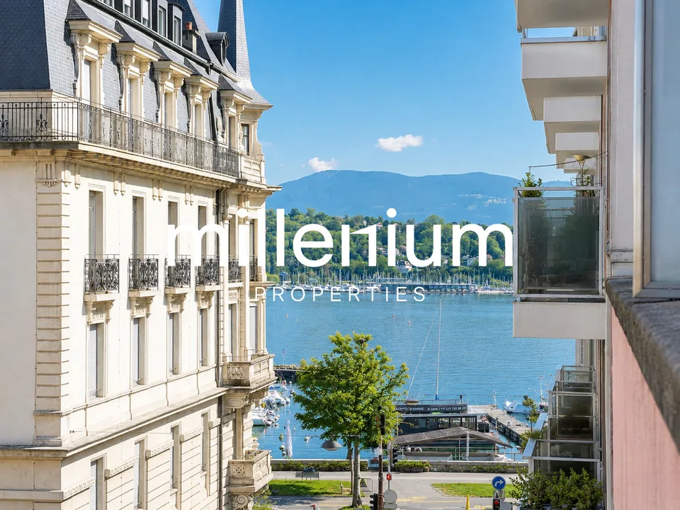Appartement en SI avec balcon à proximité immédiate du lac