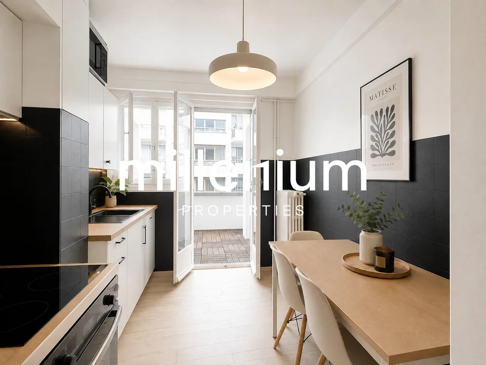 Appartement en SI avec balcon à proximité immédiate du lac