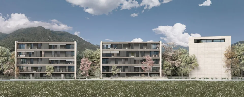 Furnished 2.5-room apartment in new construction in Bellinzona