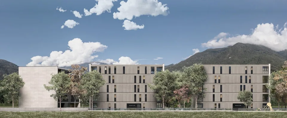 Furnished 2.5-room apartment in new construction in Bellinzona