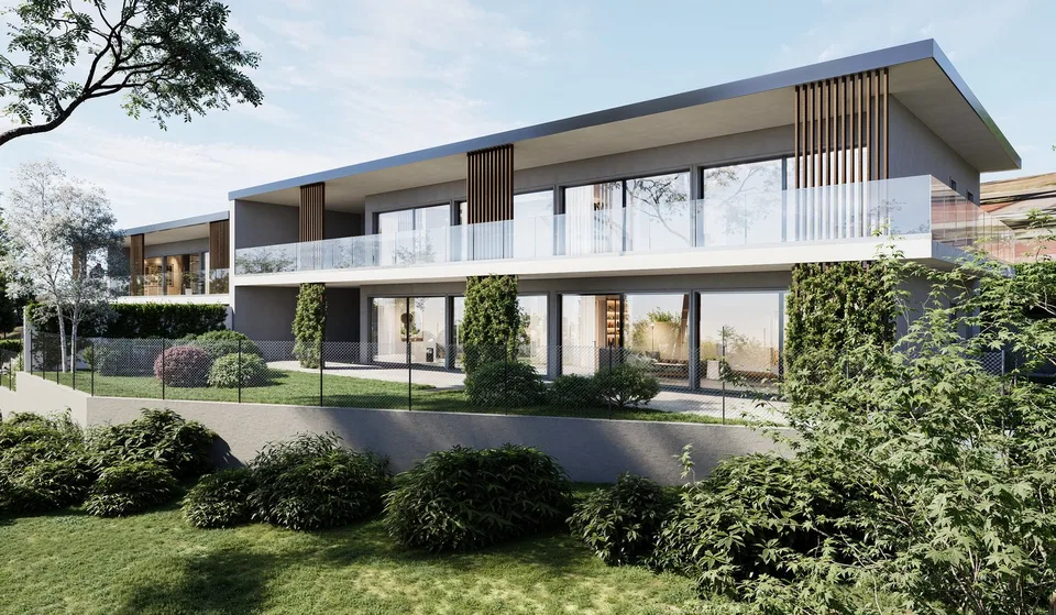 DUPLEX MIT GARTEN IN LUGANO