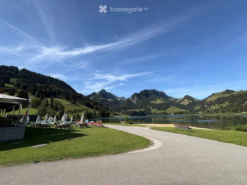 Charmante 4.5-Zimmer-Dachwohnung in Schwarzsee