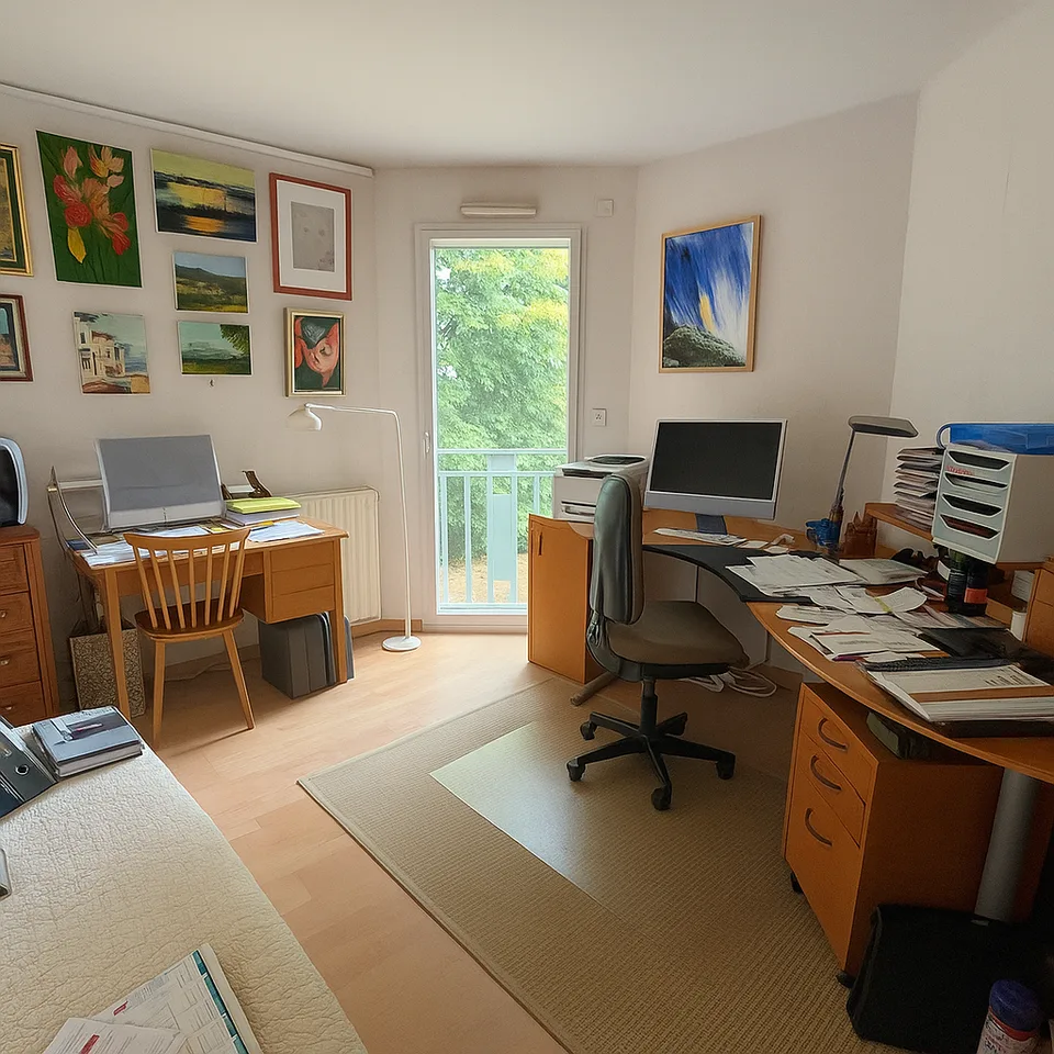 For sale 4-room apartment with 143 m² and garage Quiet residence close to city center
