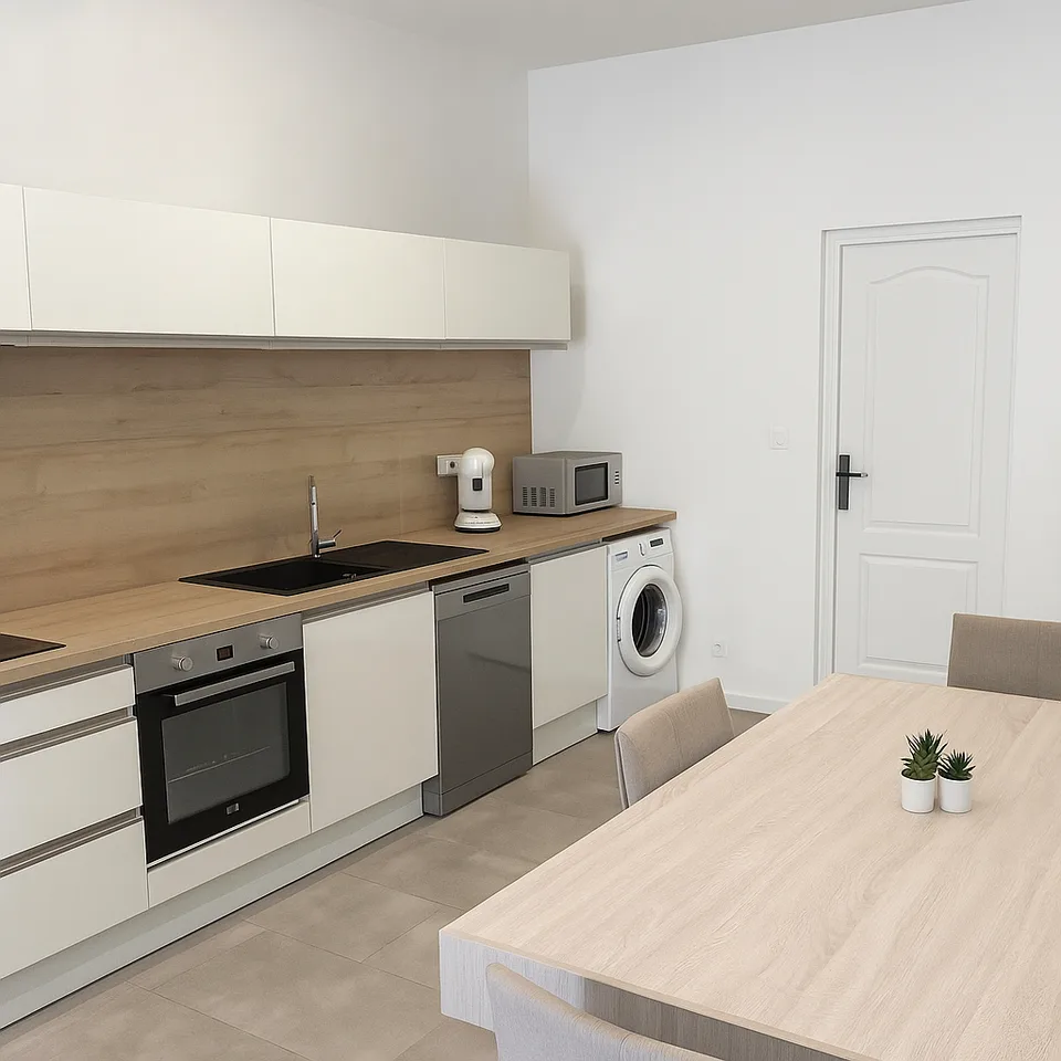PERON Apartment T4 mit Terrasse, Garten und 2 Parkplätzen