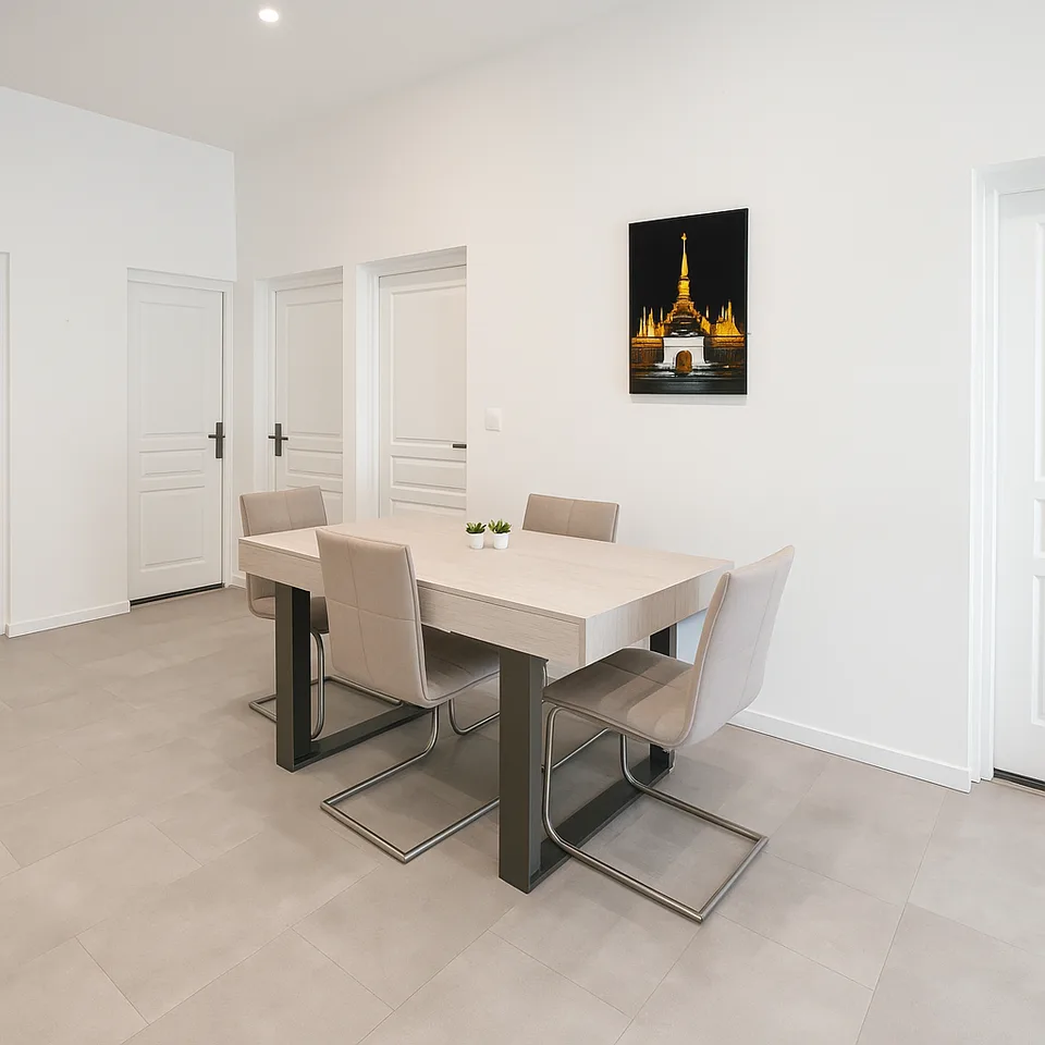 PERON Apartment T4 mit Terrasse, Garten und 2 Parkplätzen