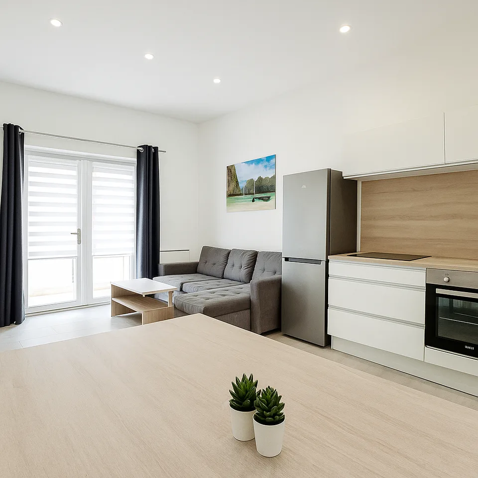 PERON   Appartement T4 avec terrasse, jardin et 2 parkings
