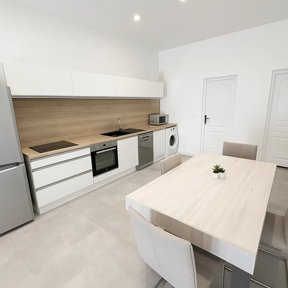 PERON Apartment T4 mit Terrasse, Garten und 2 Parkplätzen