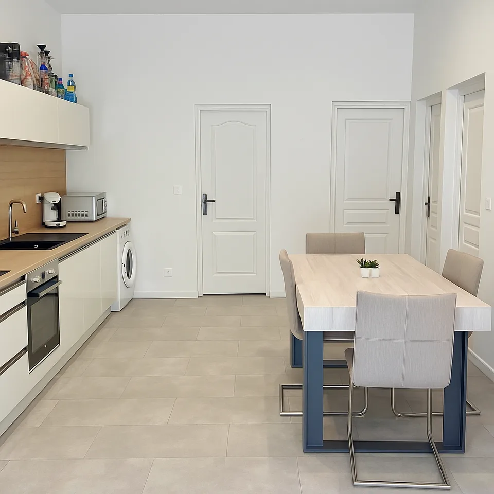 PERON Apartment T4 mit Terrasse, Garten und 2 Parkplätzen