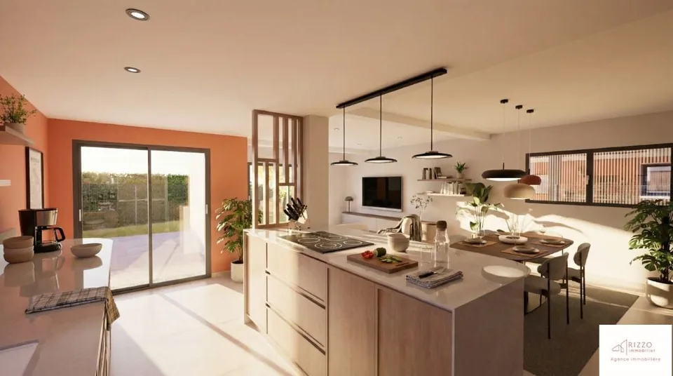 Prévessin-Moëns : Villa T5 Contemporaine (126 m²)   Toiture Terrasse   Terrain 835 m²