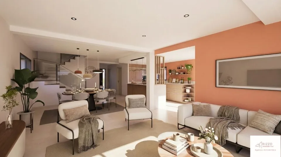 Prévessin-Moëns : Villa T5 Contemporaine (126 m²)   Toiture Terrasse   Terrain 835 m²