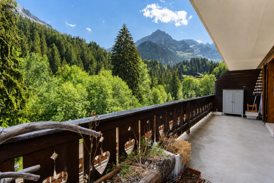 Set of 2 apartments (3.5 rooms + studio) in Champéry