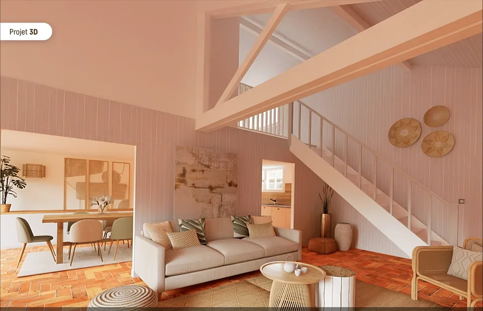 Chalet avec vue exceptionnelle Lac Léman & Mont Blanc   2 logements   227 m²