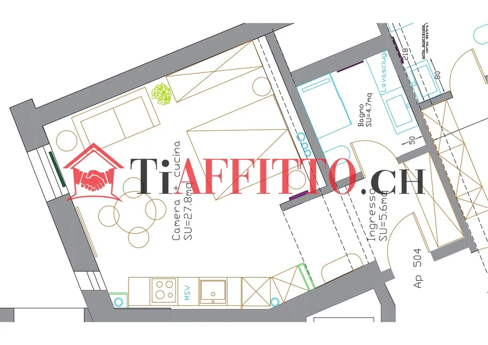 LUXUS-LOFT MIT EINRICHTUNG IM HERZEN VON LUGANO