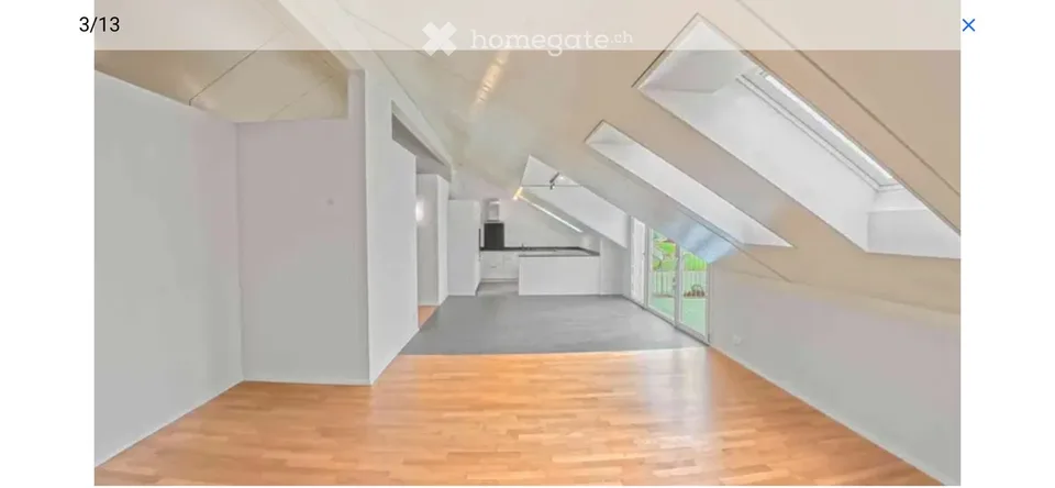 Appartement mansardé de 3,5 pièces exclusif