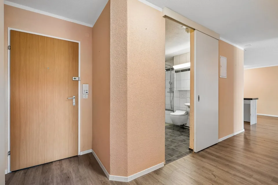 Grosszügige 3.5-Zimmer-Wohnung mit sonnigem Sitzplatz in ruhiger Lage in Zürich-Seebach