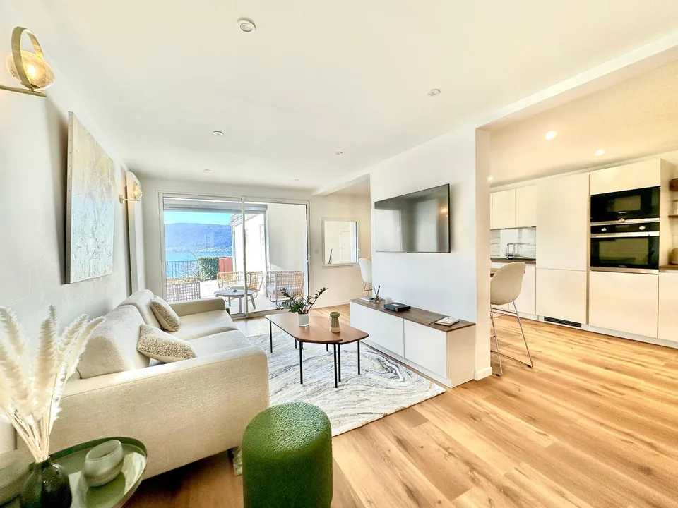 Appartement refait à neuf avec grande terrasse vue lac !!!