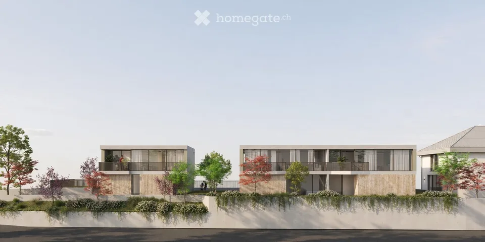 Neue Reihenvilla mit 5,5 Zimmern in Canobbio – Panoramablick auf den Luganer Golf