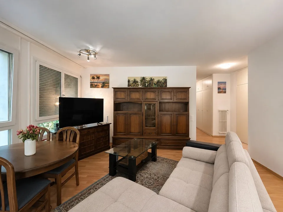 GROSSE 3.5 ZIMMER WOHNEINHEIT MIT GROßEM PRIVATGARTEN IN LUGANO BESSO