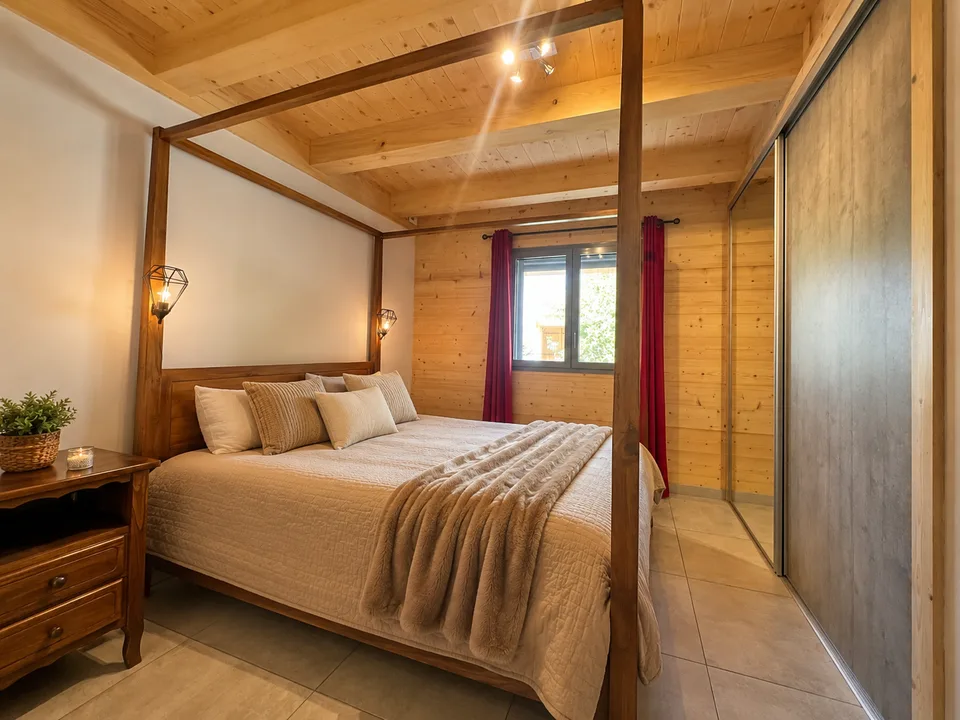 Magnifiziertes Chalet mit 110 m² Garagen und Panoramablick auf die Berge