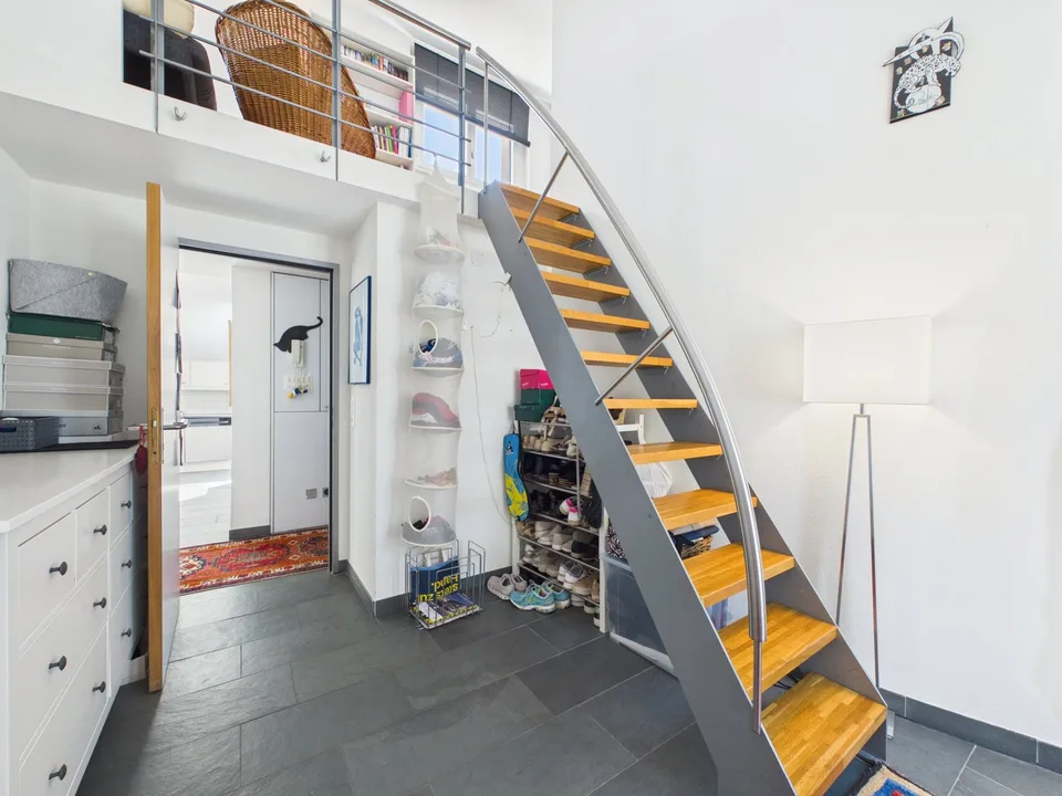 Vivere con carattere – Appartamento mansardato con due gallerie