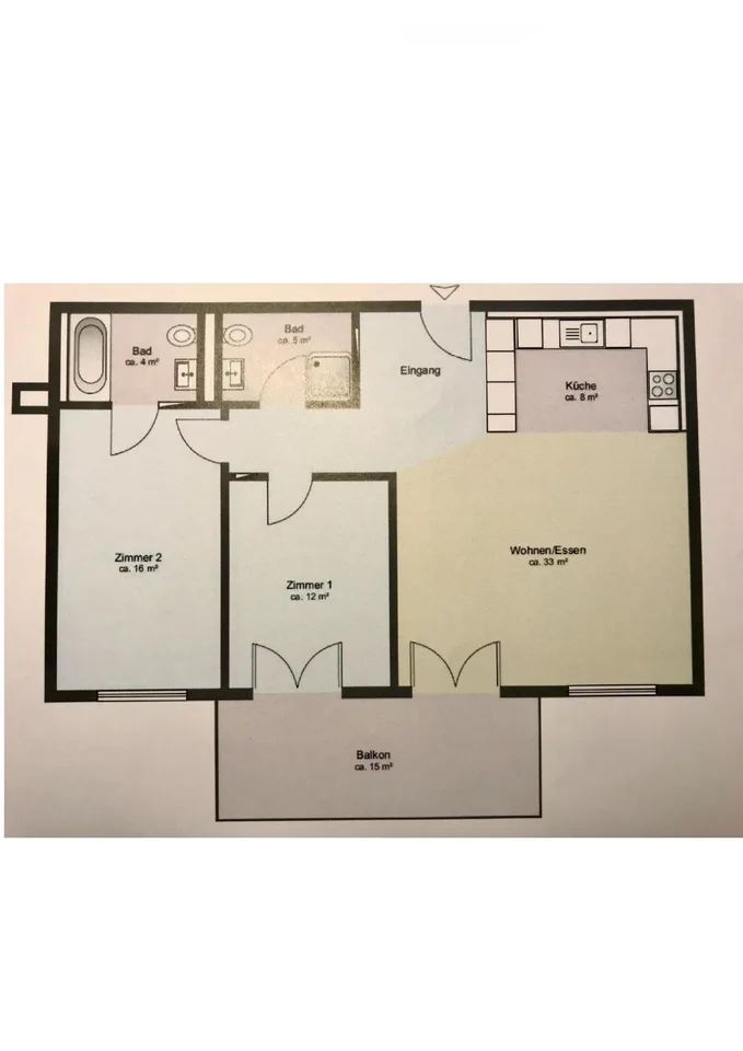 3.5-Zimmer-Wohnung in Volketswil – ruhig, gepflegt und gut gelegen