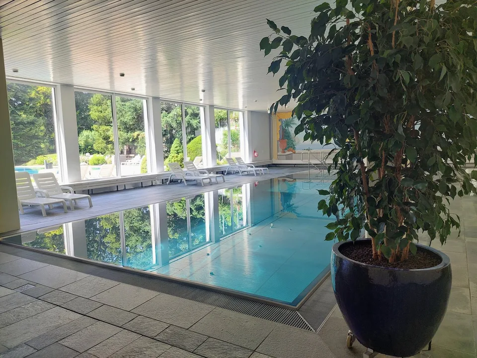 Sunny terrace and exclusive access to pool and sports facilities