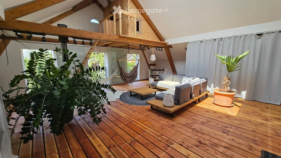 Aussergewöhnliche 5 1/2-Zimmer Dachwohnung mit 60m2 Loggia – photo 17 sur 27