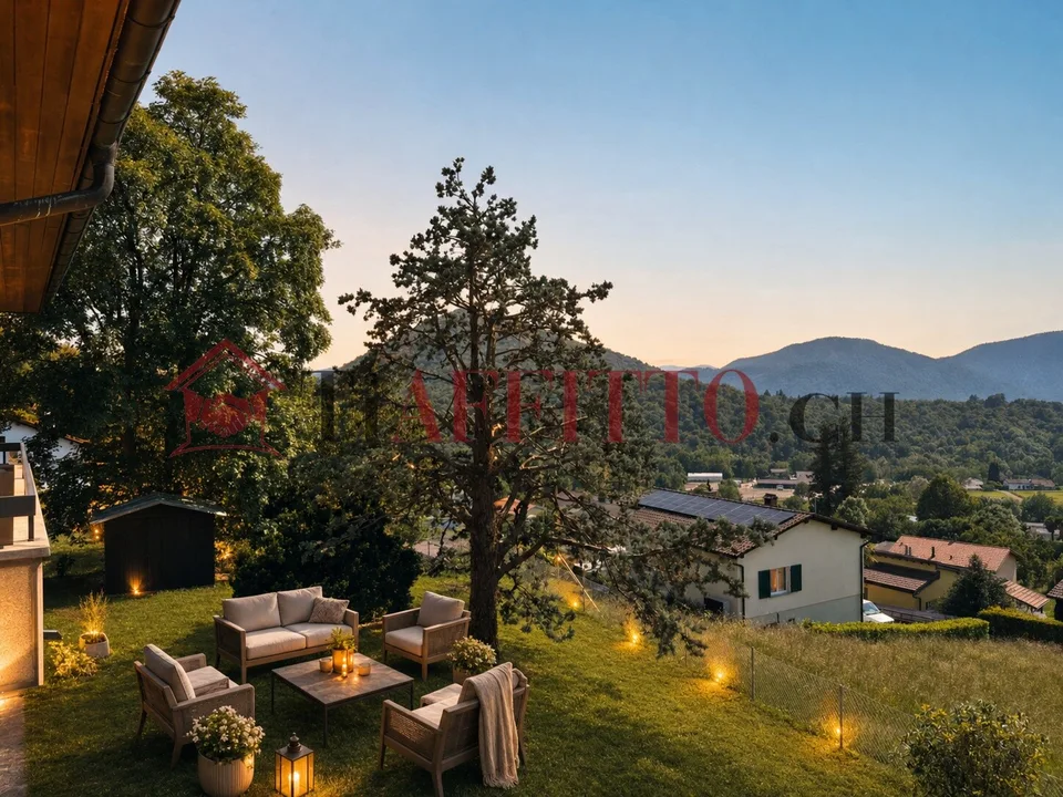 Oase der Serenität mit Panoramablick in Novaggio