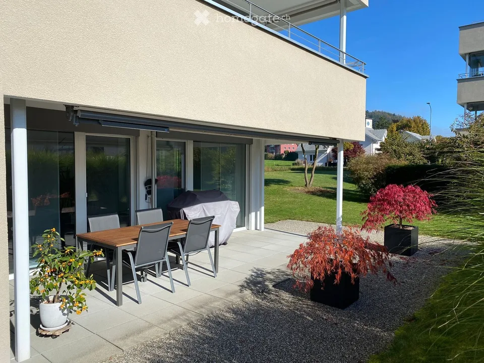 102 m² MINERGIE-Gartenwohnung mit rund 88 m² Aussenfläche