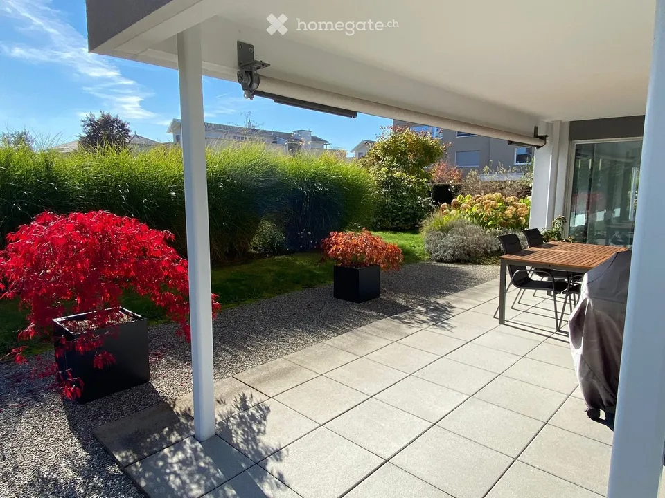 102 m² MINERGIE-Gartenwohnung mit rund 88 m² Aussenfläche
