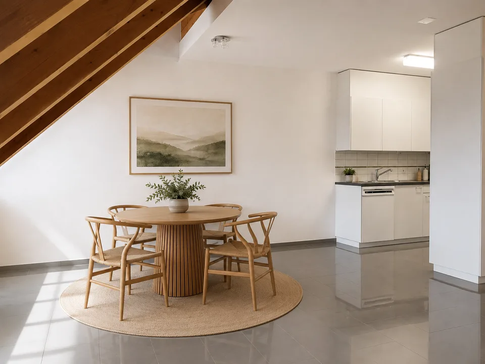 Appartement single confortable sur deux niveaux