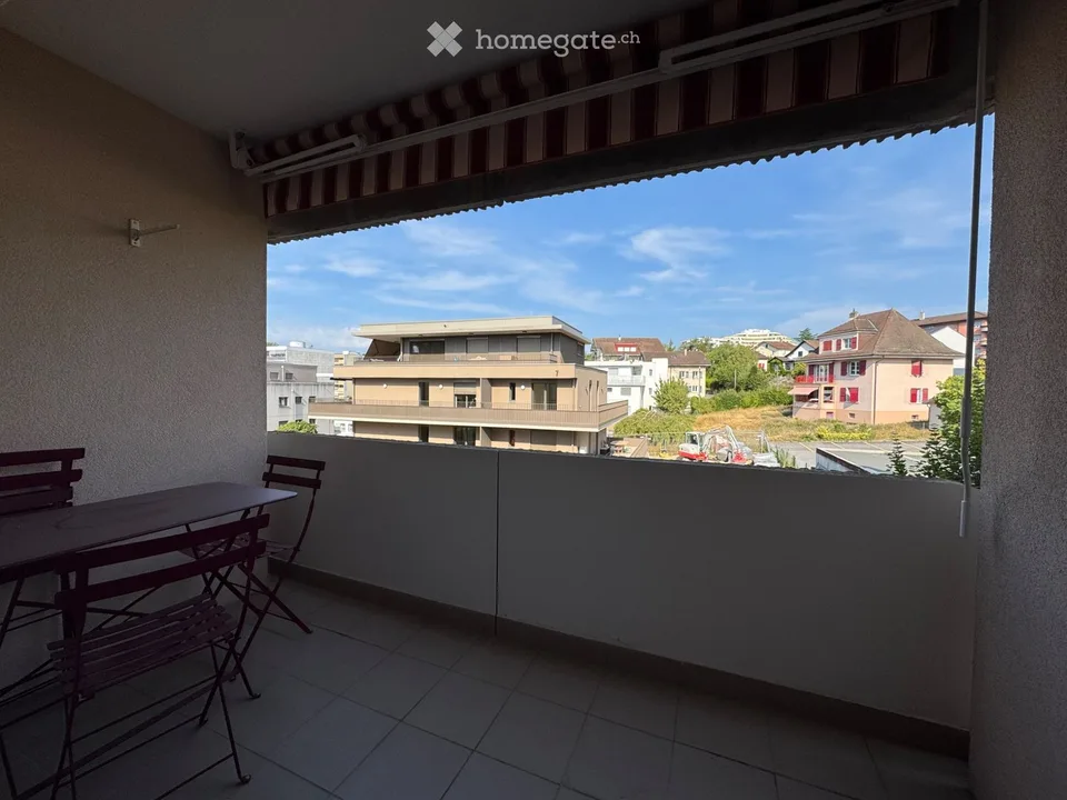 Studio in Morges mit Balkon, 300m zum Bahnhof