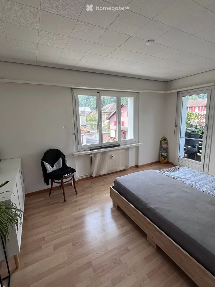 Appartement lumineux 2.5 pièces avec balcon et vue sur les montagnes à Bad Ragaz