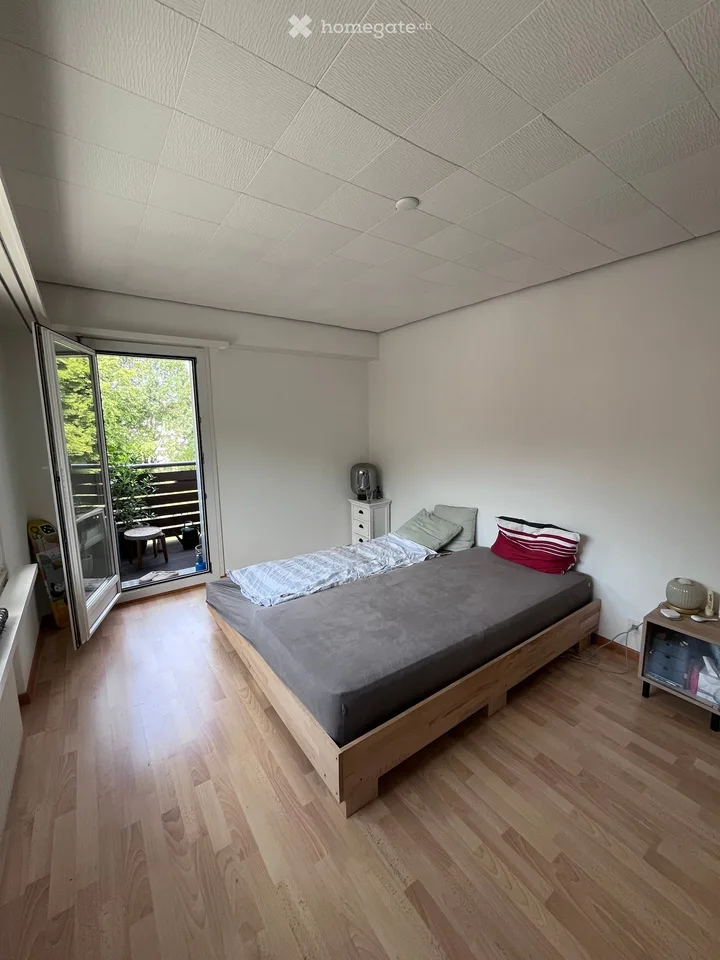 1 / 11  "Helle 2.5-Zimmer-Wohnung mit Balkon und Bergblick in Bad Raga