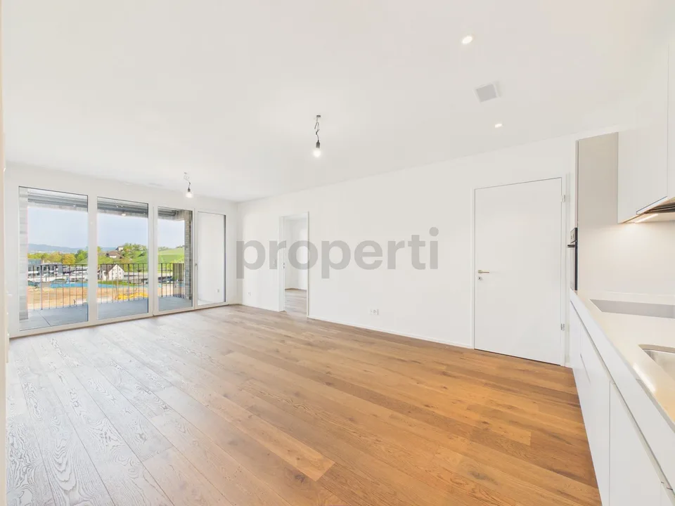 Exklusive 3.5-Zimmer-Neubauwohnung im AuPark - modernes Wohnen mit Blick zum Zürichsee