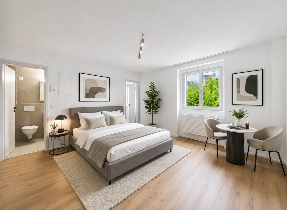 Erstbezug nach Renovation - Moderne 1.5-Zimmer-Wohnung mit Pilatusblick