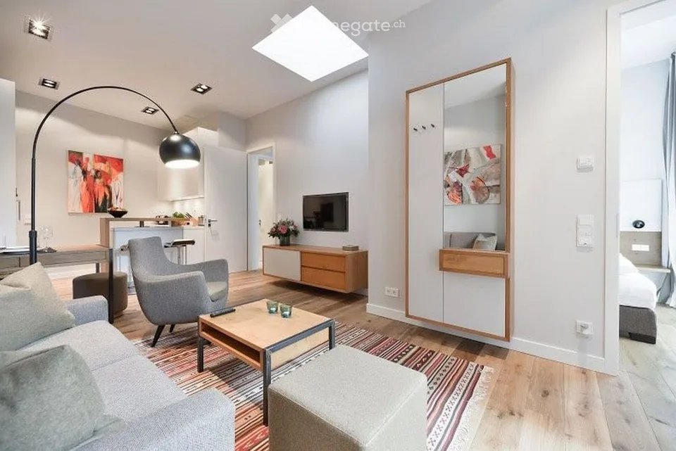 Appartement mit 1,5 Zimmern zur Miete in Lugano – Via Giuseppe Motta 34