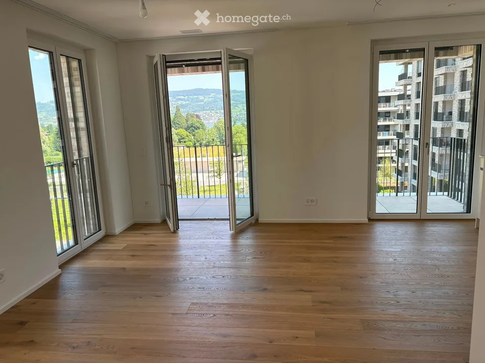 Erstbezug 3.5-Zimmer-Wohnung mit Seeblick in Au ZH – Neubau 2026