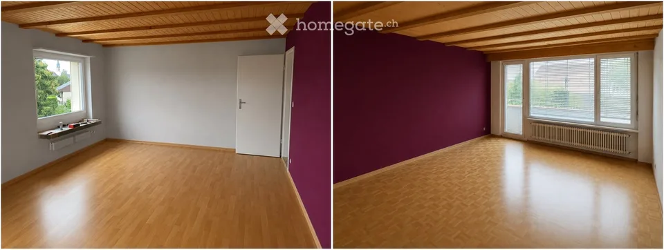 2 private Zimmer (50 m²) mit eigenem Bad & WC
