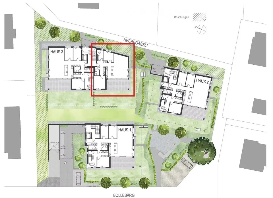 New building first occupancy in Rafz – 3.5 rooms, 101 m² and large covered terrace